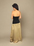 Noir & Sand Maxi Dress