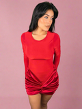 Scarlet Luxe Mini Dress