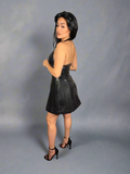 Noir Edge Mini Dress