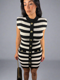 Striped Elegance Dress