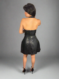Noir Edge Mini Dress